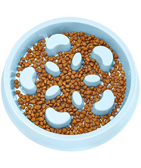 Upsky Slow Feeder Dog Bowl No Choking Slow Feeder Bloat Stop Dog Food Water Bowl With Funny Pattern For Small And Medium Dogs (12-60 Lbs)