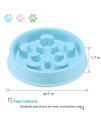 Upsky Slow Feeder Dog Bowl No Choking Slow Feeder Bloat Stop Dog Food Water Bowl With Funny Pattern For Small And Medium Dogs (12-60 Lbs)