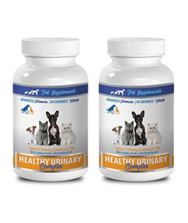 Urinary Health cat - PET Healthy Urinary Complex - Dogs and Cats - Natural - VETS Recommended - Cranberry Treats for Cats - 2 Bottle (180 Treats)