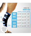 NeoAlly Dog Hind Leg Braces [Long Version] Canine Hock Wraps with Safety Reflective Straps for Joint Injury and Sprain Protection, Wound Healing and Loss of Stability from Arthritis (Blue M Pair)