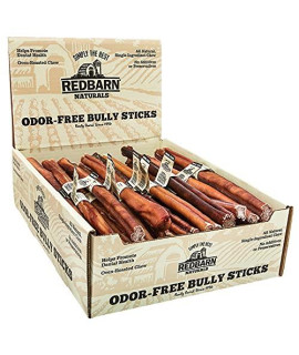 Redbarn Odor Free 12" Bully Sticks for Dogs (35-Count)