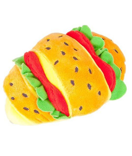 Dingo Dog Toy Yam Yami Sandwich For Dog Training Fun And Outdoor Laugh Made Of Plush With A Squeaky Guts 17381 Multicolor