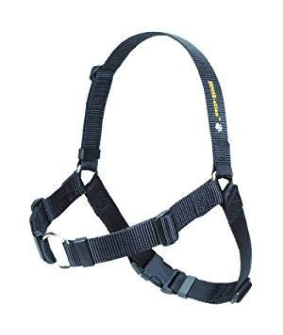 The Original Sense-ation No-Pull Dog Training Harness (Black, Extra Small, Wide)