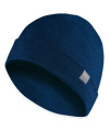 MERIWOOL Unisex Merino Wool cuff Beanie Winter Hat for Men and Women Navy