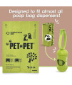 Pet N Pet Compostable Dog Poop Bags Refills, Dog Bags For Poop, 120 Doggie Poop Bags, Unscented Dog Poop Bag Rolls, Dog Waste Bags, Thick Doggy Poop Bags Pet Waste Bags OK COMPOST CERT S1001