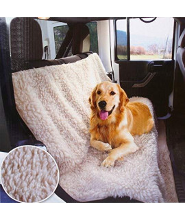 Trenton Gifts Fleece Bench Seat Cover | Fits Any Size Car, Van or Truck | Protection and Comfort for You & Your Pet