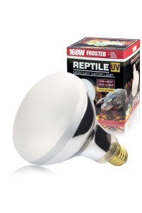 LUcKY HERP 160 Watt UVAUVB Mercury Vapor Bulb High Intensity Self-Ballasted Heat Basking LampBulbLight for Reptile and Amphibian