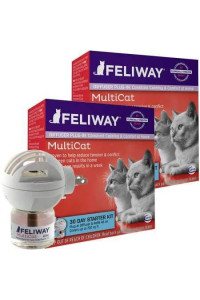 FELIWAY 2PACK MultiCat 60 Day Starter Kit (2 Complete Kits)2