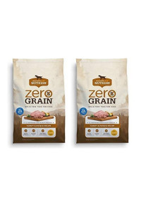 Rachael Ray Nutrish Zero Grain Natural Grain Free Dry Dog Food (2 Pack, Turkey & Potato, Grain Free)