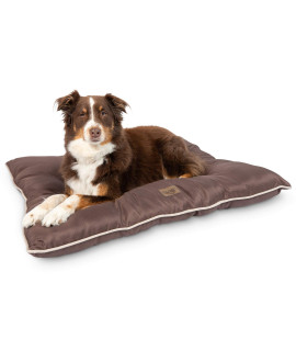 Pet Craft Supply Super Snoozer Calming Indoor / Outdoor All Season Water Resistant Durable Dog Bed, Large, Chocolate
