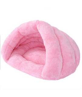 Beskie Pet Tent Cave Bed for Small Medium Cats Dogs Pets Sleeping Bag Thick Fleece Warm Slipper Dog Bed Cuddler Burrow House Hole Igloo Nest Cozy Triangle Bed for Cat Puppy
