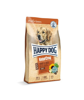 Inscape Data Happy Dog Premium - Naturcroq Rind & Reis, 15 Kg