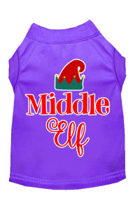 Mirage Pet Products Middle Elf Screen Print Dog Shirt Purple XS