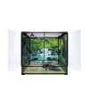 Carolina Custom Cages Reptile Habitat Background; Rain Forest with Waterfall, for 48Lx24Wx24H Terrarium, 3-Sided Wraparound