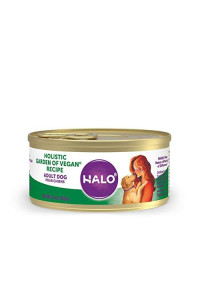 Halo Garden of Vegan Adult Wet Dog Food, Plant-Based, 5.5oz Can (Pack of 12)