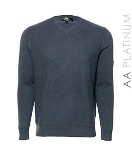 Horseware Ireland Milano Classic V Neck Sweater, Aviation Blue, Medium