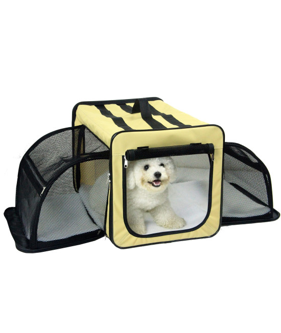 Pet Life Pet Crate, Grey, Small