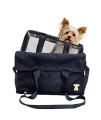 MISO PUP Flap Tote Interchangeable Airline Approved Pet Carrier Combo with Large Document Pockets for Small Dogs (Pet Carrier Base & Shell Tote)