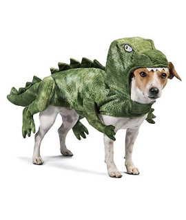 Thrills & Chills Green Dinosaur Pet Costume~Large~