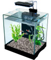 PENN-PLAX Cascade All-in-One Desktop Aquarium Kit - Great for Small & Tight Spaces - Marine & Freshwater Applications - 3.2 Gallons
