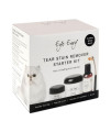 Eye Envy Cat Tear Stain Remover Starter Kit with ProPowder Brush | Stain Solution, Applicator Pads, Stain Powder and Small Applicator Brush | Lasts 30-45 Days