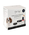 Eye Envy Dog Tear Stain Remover Starter Kit with ProPowder Brush | Stain Solution, Applicator Pads, Stain Powder and Small Applicator Brush | Lasts 30-45 days