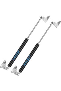 ARANA 15 inch Lift Support Struts gas Spring Shocks 300 N67 LB Per Prop for RV Bed Floor Hatch Trap Door TV cabinet Heavy Duty Box Lid Window camper Shell with L Mounts 2Pcs (Support Weight 55-75lb)
