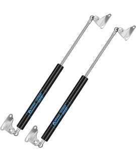ARANA 15 inch Lift Support Struts gas Spring Shocks 300 N67 LB Per Prop for RV Bed Floor Hatch Trap Door TV cabinet Heavy Duty Box Lid Window camper Shell with L Mounts 2Pcs (Support Weight 55-75lb)