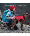 Kurgo North Country Dog Coat, Dog Winter Jacket, Waterproof Dog Jacket, Dog Snow Jacket & Windproof Dog Coat, Reflective Dog Fleece, Coastal Blue, Large