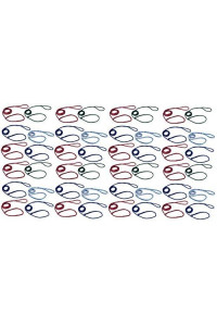 MPP Braided Poly Dog Control Slip Leads Assorted Color Vet Rescue Kennel Bulk Packs (48 Leads)