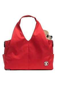 MISO PUP Shell Tote (ONLY for use Interchangeable Base PET Carrier) Sporty RED