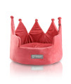 NANDOG Crown Collection Dog and Cat Bed (Pink)