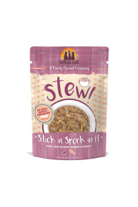 Weruva Classic Cat Stews, Stick A Spork In It with Duck & Salmon In Gravy, 3oz Pouch (Pack of 12)
