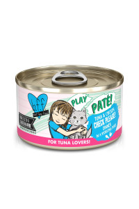 B.F.F. PLAY - Best Feline Friend PatLovers, Aw Yeah!, Tuna & Chicken Check Please! with Tuna & Chicken, 2.8oz Can (Pack of 12)