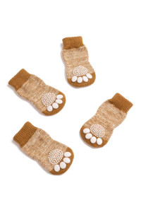 Harfkoko Pet Heroic Anti-Slip Knit Dog Socks&Cat Socks with Rubber Reinforcement, Anti-Slip Knit Dog Paw Protector&Cat Paw Protector for Indoor Wear, Suitable for Small&Medium&Large Dogs&Cats