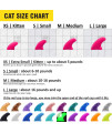 zetpo Cat Nail Caps | Cat Claw Covers | with Adhesives and Applicators (XS, 20x Colors | 200 pcs)