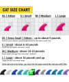 zetpo Cat Nail Caps | Cat Claw Covers | with Adhesives and Applicators (L, 12x Colors/Leo | 120 pcs)
