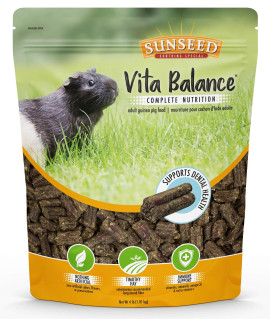 Sunseed Vita Balance Complete Nutrition Adult Guinea Pig Food, 4 lb