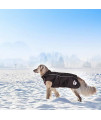MR-BABULA Dog Cotton Coat, Medium and Large Dog Outdoor Jacket Waterproof and Cold Warm pet Clothing