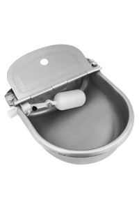 Stainless Steel Automatic Waterer Bowl - Float Valve Water Trough Farm Supplies - Horse Cattle Goat Sheep Pig Dog