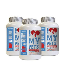 I LOVE MY PETS LLC Joint Care for Cats - CAT Hip and Joint Support - Best Strong Formula - cat glucosamine chondroitin Treats - 360 Treats (3 Bottles)
