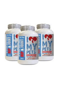I LOVE MY PETS LLC Puppy Joint Support - Dog Hip and Joint Support - MAX Strength Formula Chews - chondroitin Dog - 360 Treats (3 Bottles)