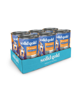 Solid Gold Weight Management Dog Food - Fit Fabulous Wet Grain Free Dog Food Made With Real Chicken, Sweet Potato And Green Bean - For Weight Control And Dogs With Sensitive Stomachs