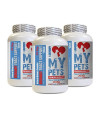 I LOVE MY PETS LLC Dog Bladder Health - Dog Urinary Tract Support - UTI Relief Complex - Quality - Dog Urinary Health - 270 Treats (3 Bottles)