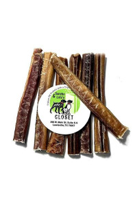 Sancho & Lola's Standard 6-Inch 24-Count Value Pack Odor-Free Bully Sticks for Dogs Made in USA/Sourced in USA/Human-Grade/Chef-Prepared/Rawhide-Free Beef Pizzle Dog Chews