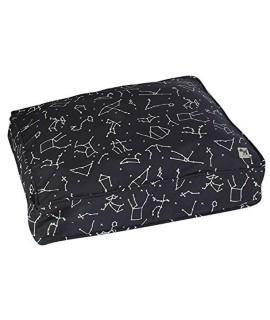 Molly Mutt Huge Dog Bed Cover - Rocketman Print - Measures 36?45?5? - 100% Cotton - Durable - Breathable - Sustainable - Machine Washable Dog Bed Cover