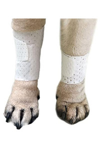 PawFlex Basic Leg Bandages for Dogs, Cats and Other Pets First Aid Non-Adhesive Fur Friendly - Value 24 Pack (Standard,& Wide) (Medium)
