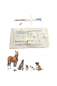 Manruta 20 Pack Universal Standard ISO Pet ID Microchip Tags 134.2Khz FDX-B Smaller Size 8 MM Length for Dogs and Cats Small Animals (1.4X8mm Microchip)