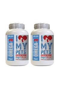 I LOVE MY PETS LLC cat Heart Supplements - Omega 3 Fatty ACIDS for Cats - Best Health Option - Premium - Fish Oil for Cats Treats - 360 Softgels (2 Bottles)