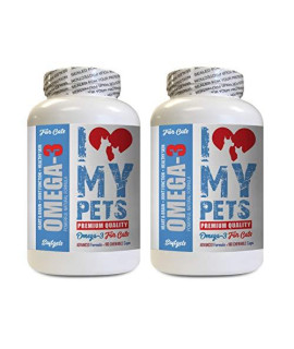 I LOVE MY PETS LLC cat Omega 3 Fatty acids - Omega 3 Fatty ACIDS for Cats - Best Health Option - Premium - cat Joint Supplement Chews - 360 Softgels (2 Bottles)